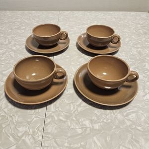 4 RW Iroquois cups & saucers